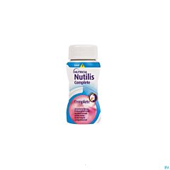 Nutilis Complete Stage 1 Aroma Aardbei Flessen 4x125ml