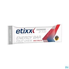 Etixx Energy Bar Fruit Chew - Rode Vruchten