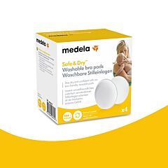 Medela Zoogkompres Wasbaar 4 Stuks