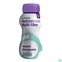 Nutrinidrink Multi Fibre Neutrale smaak Flesje - 200ml