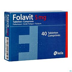 Folavit 5mg Tabletten - 40 X 5mg