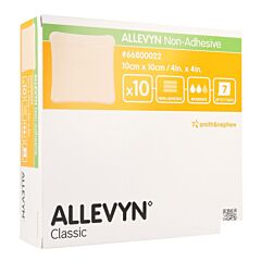 Allevyn Non-Adhesive Verband 10x10cm 10 Stuks