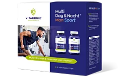Vitakruid Multi Dag & Nacht Man Sport - 2x90 Tabletten