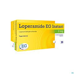 Loperamide EG Instant 2Mg 30 Smelttabletten