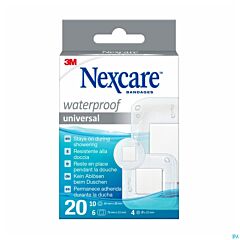 Nexcare Waterproof Universele Pleisters 20 stuks