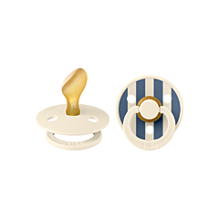 Bibs Fopspeen Anatomic Studio - 2 Stuks Pin Steel Blue 6-18M