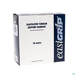 Easigrip Elastisch Tubulair Gripverband - Wit - Maat D - 7,50cmx10m 1 Rol