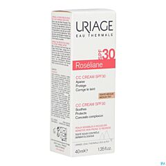 Uriage Roséliane Hydraterende & Beschermende CC Crème SPF30 Tube 40ml