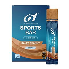 6D Sports Bar Salty Peanut + Sodium - 6x46g