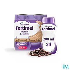 Fortimel Protein 2.4kcal Mokka 4x200ml