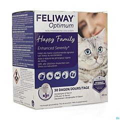 Feliway Optimum Kat Verdamper +30 Dagen Fl 48ml
