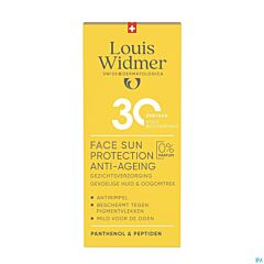 Louis Widmer Sun Protection Gezicht SPF30 Zonder Parfum 50ml