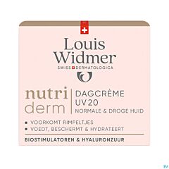 Louis Widmer Nutriderm Dagcrème Uv 20 Parfum - 50ml