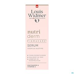 Louis Widmer Nutriderm Pigmacare Serum Parfum - 30ml