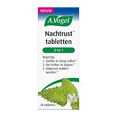 A.vogel Nachtrust 3 in 1 - 30 Tabletten Promo