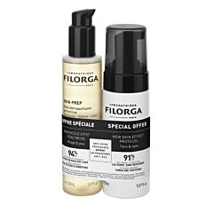Filorga Duo-Pack Skin-Prep Huile Démaquillante - 150ml & Mousse Nettoyante - 150ml