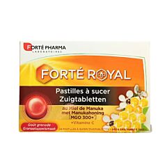 Forté Pharma Forté Royal Zuigtabletten met Manukahoning - 24 Zuigtabletten