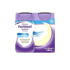 Fortimel Compact 2.4kcal Banaan - 4x125ml