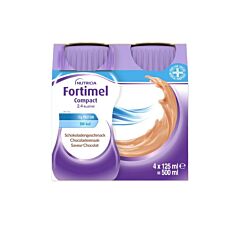 Fortimel Compact 2.4kcal Chocolade - 4x125ml