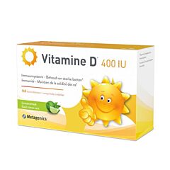 Metagenics Vitamine D 400IU Limoensmaak - 168 Kauwtabletten
