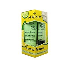 Nuxe Sweet Lemon Duo Stick Levres 4g  + crème Mains - 30ml