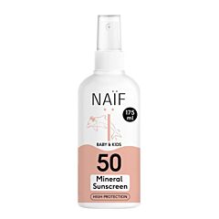 Naïf Sun Baby & Kids Minerale Zonnebrand Spray SPF50 - 175ml