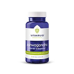 Vitakruid Ashwagandha KSM-66 & Bioperine - 90 Capsules