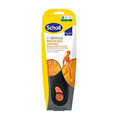 Scholl In-Balance Pijnverlichtende Inlegzolen Lage Rug - Small 37-39,5 - 1 Paar