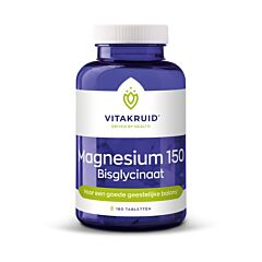 Vitakruid Magnesium 150 Bisglycinaat - 180 Tabletten