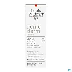 Louis Widmer Remederm Zilver Crème Repair Zonder Parfum - 75ml