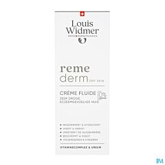 Louis Widmer Remederm Crème Fluide Zonder Parfum - 200ml