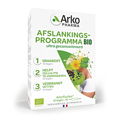 Arkofluides Afslankingsprogramma BIO - 30x15ml Ampullen