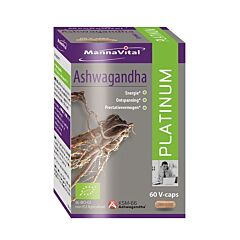 MannaVital Ashwagandha Platinum 60 V-Capsules