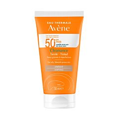 Avène Cleanance Getinte Zonnecrème SPF50+ - Vette Huid - 50ml