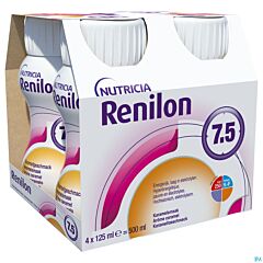 Renilon 7.5 Drankje Aroma Karamel Flessen 4x125ml