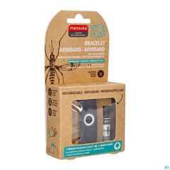 Manouka Armband Anti-muggen Silver