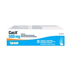 Cacit 500mg 20 Bruistabletten