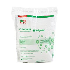 Cotopads Velpeau Katoenschijfjes 8x10cm 200 Stuks