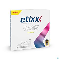 ETIXX Isotonic Effervescent Tablet Lemon 3x10 tabletten