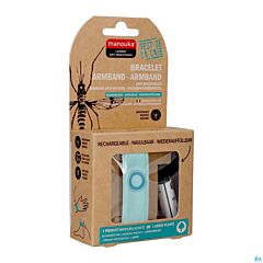 Manouka Armband Anti-muggen Uni Turquoise