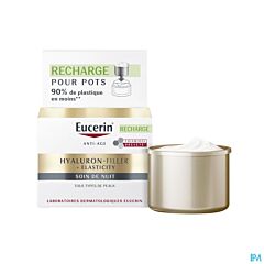 Eucerin Hyaluron-Filler + Elasticity Nachtcrème Navulling - 50ml