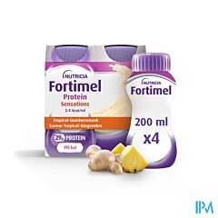 Fortimel Protein 2.4kcal Tropisch Gember 4x200ml