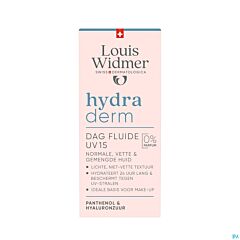 Louis  Widmer Hydraderm Dag Fluide Uv 15 Zonder Parfum - 50ml
