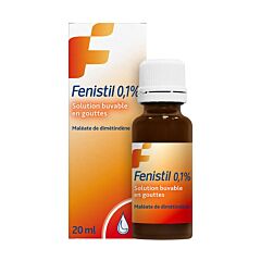 Fenistil 0,1% Drinkbare Oplossing 1mg/ml Druppels 20ml