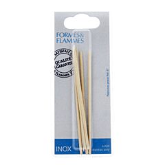 Formes & Flammes Houten Nagelriemstokjes 6 Stuks