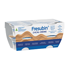 Fresubin 2KCAL Crème - Cappuccino - 4x125g (Opgelet korte houdbaarheid 01/2026)