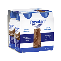 Fresubin 2KCAL Fibre Compact Drink - Chocolade - 4x125ml