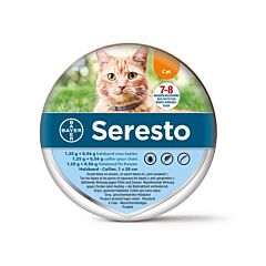 Seresto Anti-Vlooien/Teken Halsband 1,25g +0,56g Kat 1 Stuk