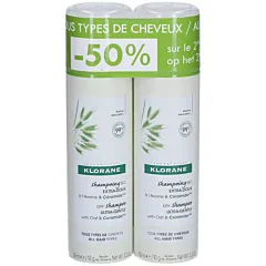 Klorane Ultramilde Droogshampoo met Haver en Ceramide Duo Pack 2x 150ml