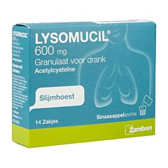 Lysomucil 600mg 14 Zakjes